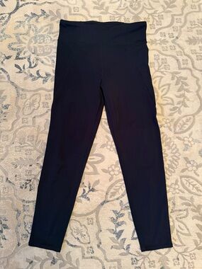 Threads 4 Thought Navy Ankle Cropped Leggings
